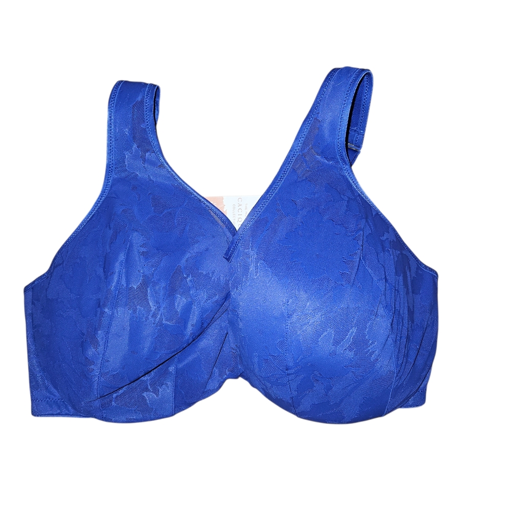 Cacique Elegant Blue Lace Bra Size 38 F NWT
